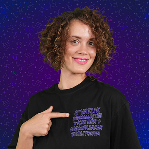 Ben Muhafazakar Sayılıyorum Oversize Tshirt  Ürün Görseli