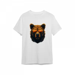 Gözlüklü Ayı Oversize Tshirt  Ürün Görseli