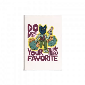 Do More Of Your Favorite Things Kanvas Defter Ürün Görseli