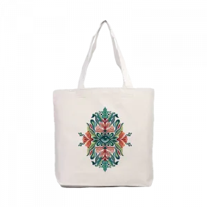 Evil Eye Pattern Kanvas Çanta Ürün Görseli