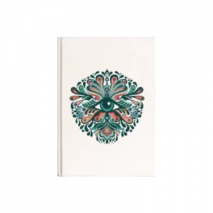 Evil Eye Pattern Kanvas Defter Ürün Görseli