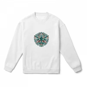 Evil Eye Pattern Oversize Sweatshirt Ürün Görseli