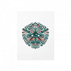 Evil Eye Pattern Poster Ürün Görseli