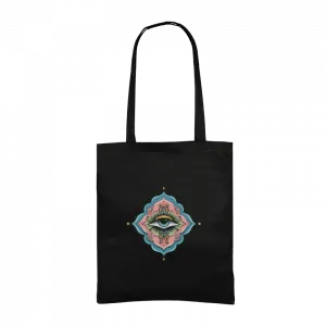 Minimalist Oryantalist Evil Eye Gabardin Çanta Ürün Görseli