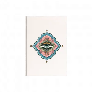 Minimalist Oryantalist Evil Eye Kanvas Defter Ürün Görseli