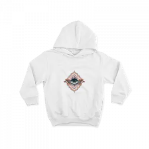 Minimalist Oryantalist Evil Eye Çocuk Hoodie Ürün Görseli