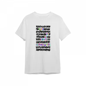 Antik Neon Yazıt Oversize Tshirt Ürün Görseli