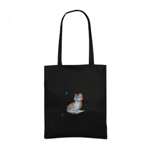 cat love Gabardin Çanta Ürün Görseli