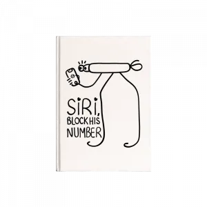 Siri, Block His Number  Kanvas Defter Ürün Görseli