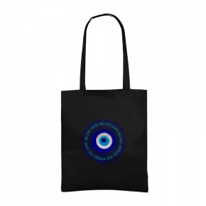 No Bad Vibes Nazarlık Gabardin Çanta Ürün Görseli