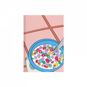 Dostoyevski ile kahvalti Kanvas Defter Ürün Görseli