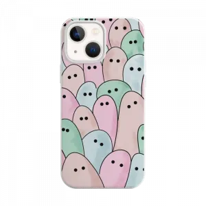 Sevimli Pastel Hayaletler: iPhone Kılıf Ürün Görseli