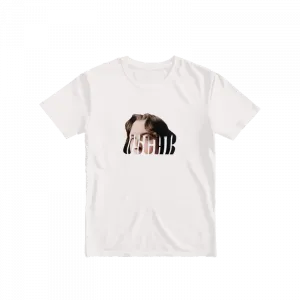 Oscar Wilde Tipografi Portresi Basic Tshirt Ürün Görseli