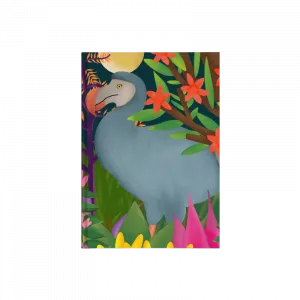 Ormanda Bir Dodo: Kaybolan Dünyanın Fantastik Yeniden Canlanışı Kanvas Defter Ürün Görseli