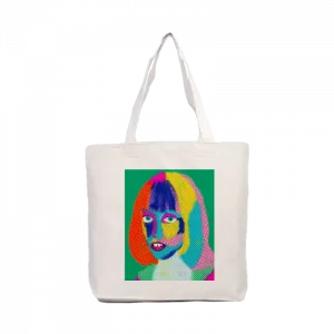 Shelley Duvall Renkli Portre Kanvas Çanta Ürün Görseli