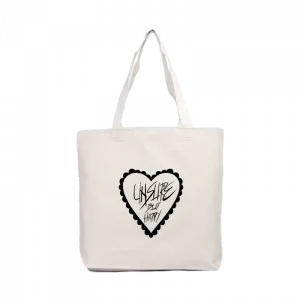 Unsure but happy Kanvas Çanta Ürün Görseli