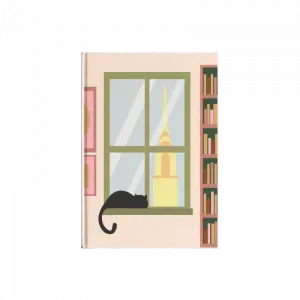 New York'ta bir apartman Kanvas Defter Ürün Görseli