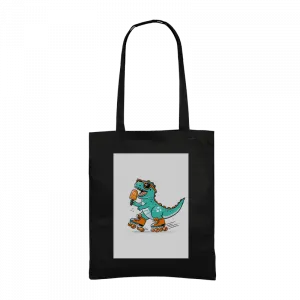 Patenli dinozor  Gabardin Çanta Ürün Görseli