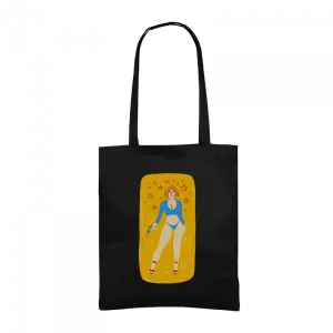 Space Girl 01 Gabardin Çanta Ürün Görseli