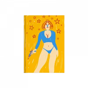 Space Girl 01 Kanvas Defter Ürün Görseli