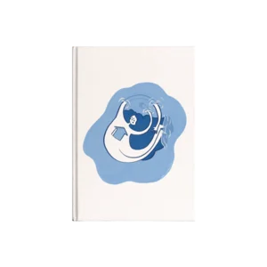 Evi Böğründe Kanvas Defter Ürün Görseli