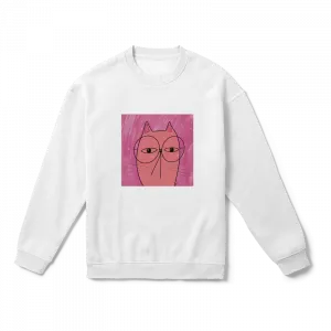 Pembe biri Oversize Sweatshirt Ürün Görseli