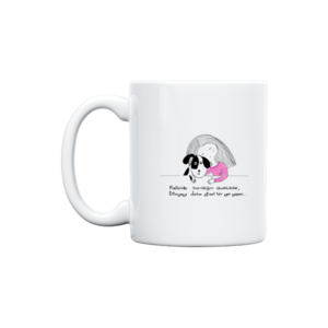 Kalbinle sarıldığın dostluklar, Dünyayı daha güzel bir yer yapar.  Kupa Ürün Görseli