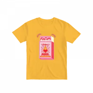 LOVE BURNS Basic Tshirt Ürün Görseli