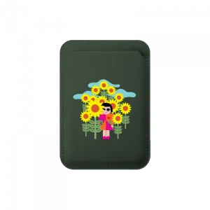 The agent hiding among the sunflowers MagSafe Cüzdan Ürün Görseli