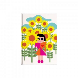 The agent hiding among the sunflowers Kanvas Defter Ürün Görseli