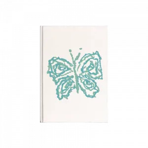 kelebek - mavi Kanvas Defter Ürün Görseli