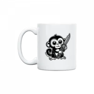 Sustalı Maymun Kupa Ürün Görseli