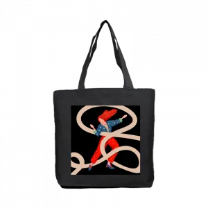 Dans edemediğim bir devrim, devrim değildir Kanvas Çanta Ürün Görseli