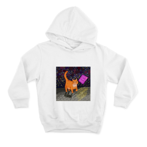 Pankartlı Kedi Hoodie Ürün Görseli