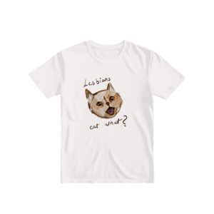 Lesbians eat what? Basic Tshirt Ürün Görseli