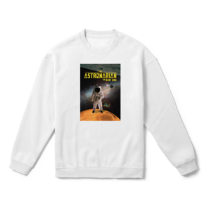 Astronarian and Baby Dino Oversize Sweatshirt Ürün Görseli