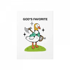 God's Favorite Poster Ürün Görseli