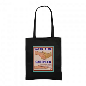 Kurtaran Ev x NoMoreLies Gabardin Çanta Ürün Görseli