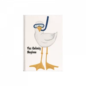 Yaz gelmiş neyime Kanvas Defter Ürün Görseli