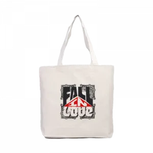 aşka yürek gerek Kanvas Çanta Ürün Görseli