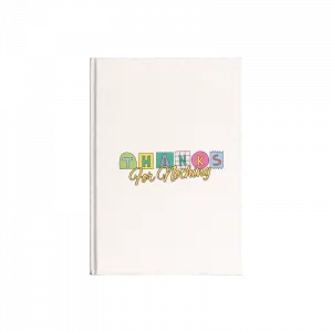 thanks for nothing Kanvas Defter Ürün Görseli