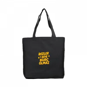 ikizler Diye Burç Olmaz Kanvas Çanta Ürün Görseli