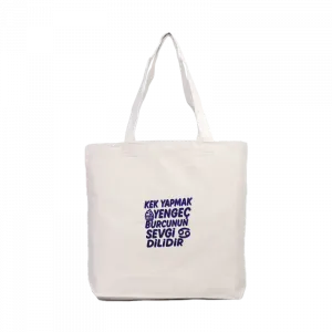 Yengeç Burcunun Sevgi Dili Kanvas Çanta Ürün Görseli