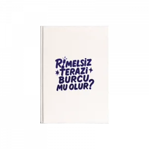 Rimelsiz Terazi Burcu mu Olur? Kanvas Defter Ürün Görseli