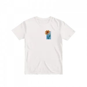 flower, plant, girl Basic Tshirt Ürün Görseli