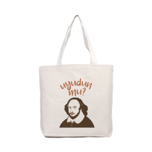 uyudun mu Kanvas Çanta Ürün Görseli