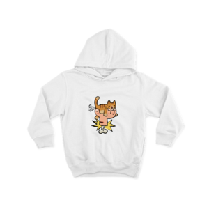 Turuncu Kedi Çocuk Hoodie Ürün Görseli