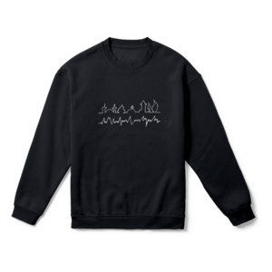 heartbeat of the city Oversize Sweatshirt Ürün Görseli