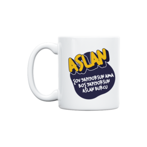 Sov Yapıyorsun ama Boş Yapıyorsun Aslan Burcu Kupa Ürün Görseli