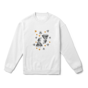 Böcüklü Oversize Sweatshirt Ürün Görseli